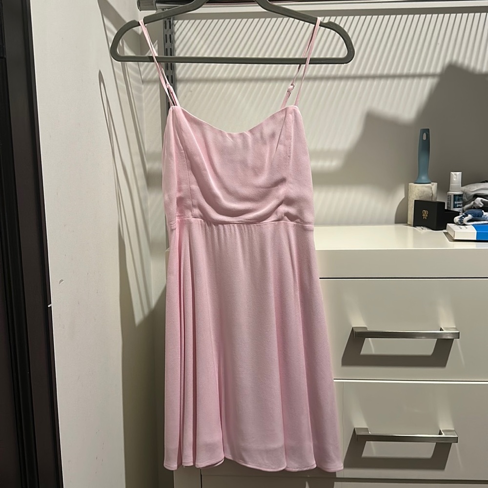 Never worn!! Light pink xs Sunday dress from Aritzia. No tag. Perfect condition